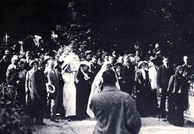 З похорону Лесі Українки, 1913 рік