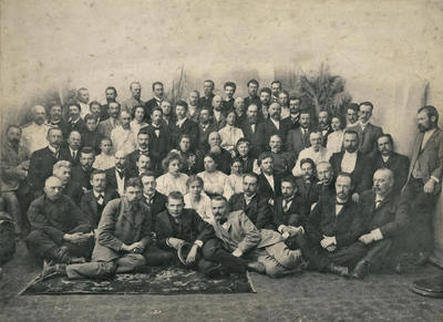 Учасники свята з нагоди відкриття пам’ятника Івану Котляревському в Полтаві, 1903 рік